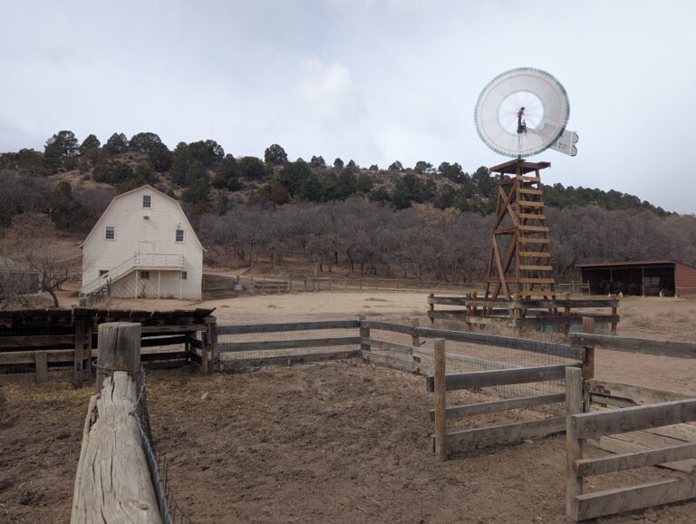Rock Ledge Ranch - Barn & Windmill - Winter