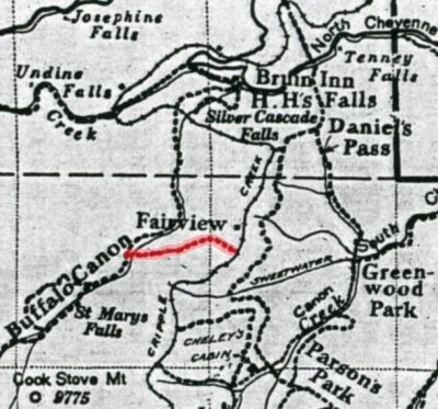 Ormes Map Detail (short trail) Ormes Map Detail (short trail)